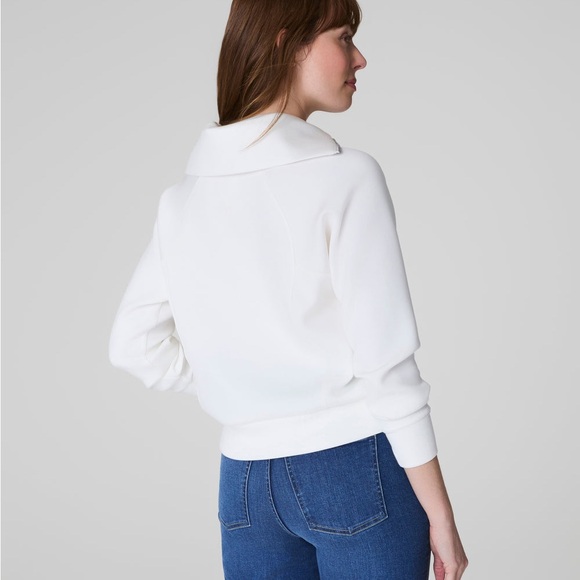 Spanx Air Essentials Half Zip Sweatshirt Small - Picture 2 of 7